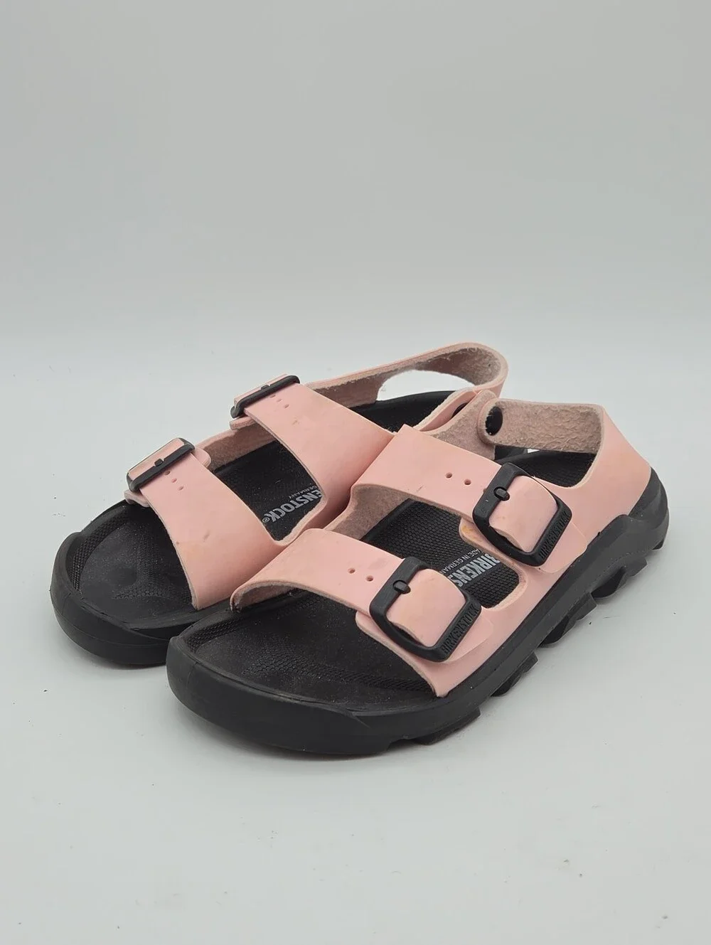Birkenstock Mogami Kids Waterproof Sandals Pink Black Size 34 3 - 3.5